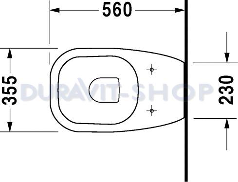 Унитаз приставной Duravit D-Code 21150900002 - duravit shop