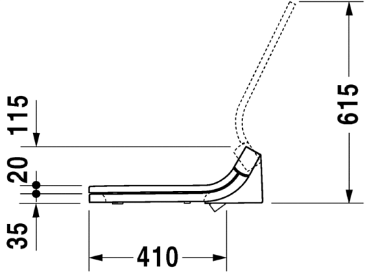Крышка-биде Duravit SensoWash Starck C 610300002000300 для Happy D.2 - duravit shop