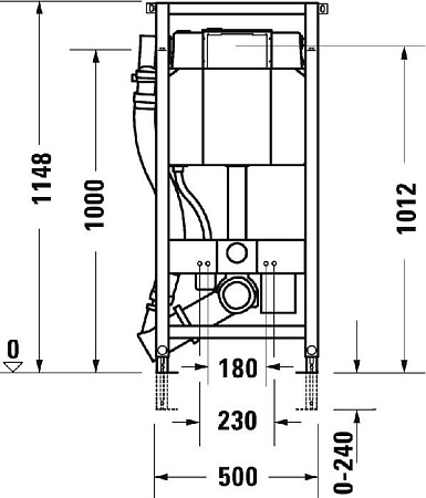 Инсталляция для унитаза Duravit DuraSystem WD1014000000 - duravit shop